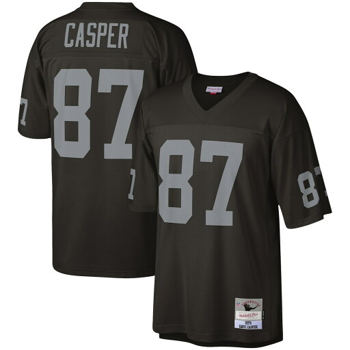 NFL レイダース デイブ・キャスパー レプリカ ユニフォーム Mitchell & Ness(ミッチェル&ネス) メンズ ブラック (Men's MNC Legacy Replica Jersey) NFL レイダース デイブ・キャスパー レプリカ ユニフォーム Mitchell & Ness(ミッチェル&ネス) メンズ ブラック (Men's MNC Legacy Replica Jersey)
