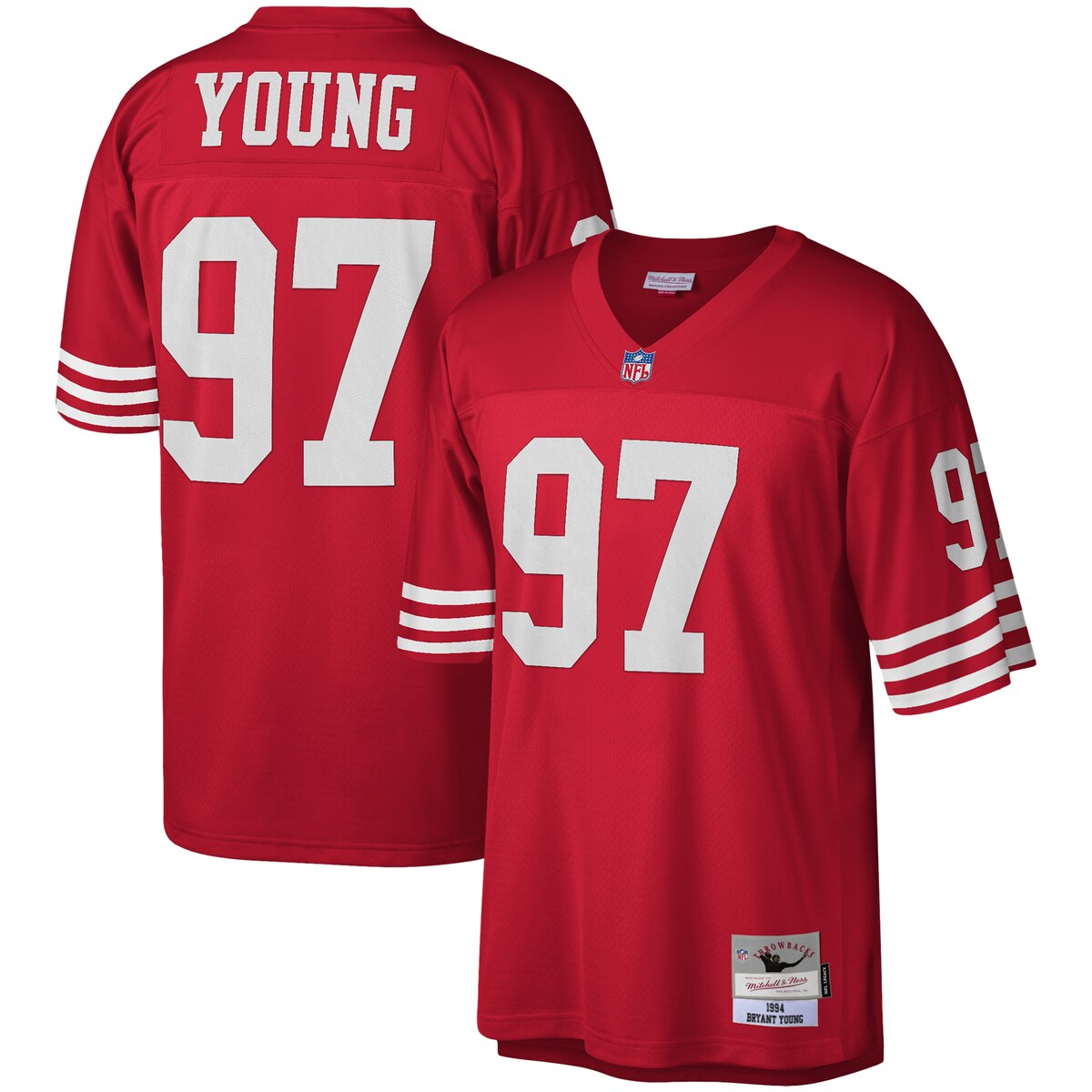 NFL 49ers uCAgEO vJ jtH[ Mitchell & Nessi~b`FlXj Y XJ[bg (Men's MNC Legacy Replica Jersey)