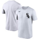 エントリーでポイント7倍【公式グッズ】MLB ホワイトソックス Tシャツ Nike/ナイキ メンズ ホワイト (Men's Nike Wordmark Legend T-Shirt)
