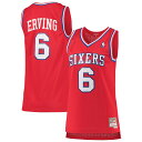 【公式グッズ】NBA 76ers ジュリアス・アービング ユニフォーム Mitchell & Ness(ミッチェル&ネス) レディース レッド (Womens ...
