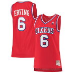 NBA 76ers ジュリアス・アービング ユニフォーム Mitchell & Ness（ミッチェル＆ネス） レディース レッド (Womens MNC Swingman Jersey)