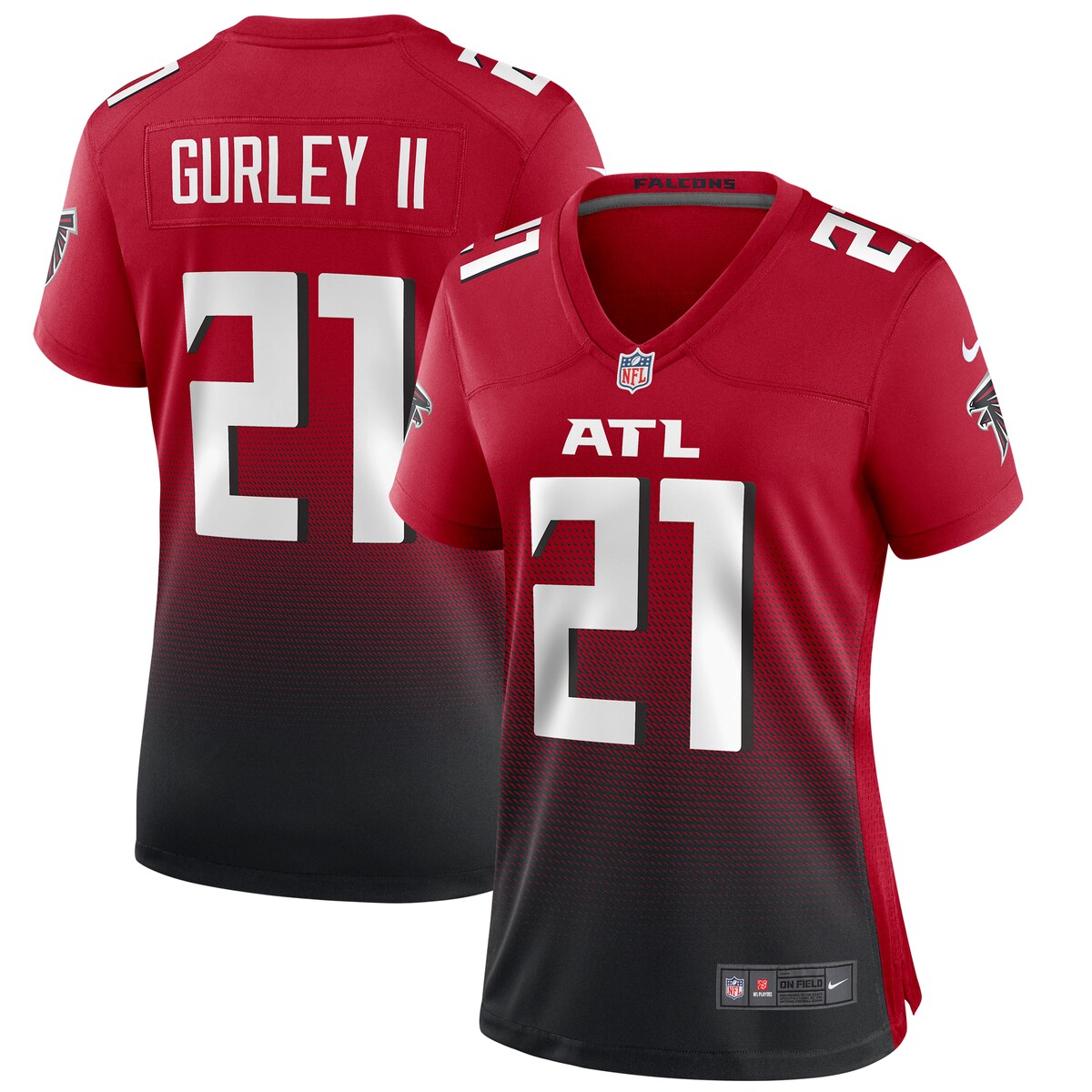 NFL ファルコンズ トッド・ガーレーII ユニフォーム Nike ナイキ レディース レッド (Womens Nike Game NFL Jersey)