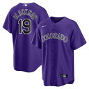 【公式グッズ】MLB ロッキーズ チャーリー・ブラックモン レプリカ ユニフォーム Nike ナイキ メンズ パープル (Men's MLB Nike Offi...