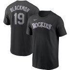 MLB ロッキーズ チャーリー・ブラックモン Tシャツ Nike ナイキ メンズ ブラック (Men's MLB Nike Name & Number T-Shirt)