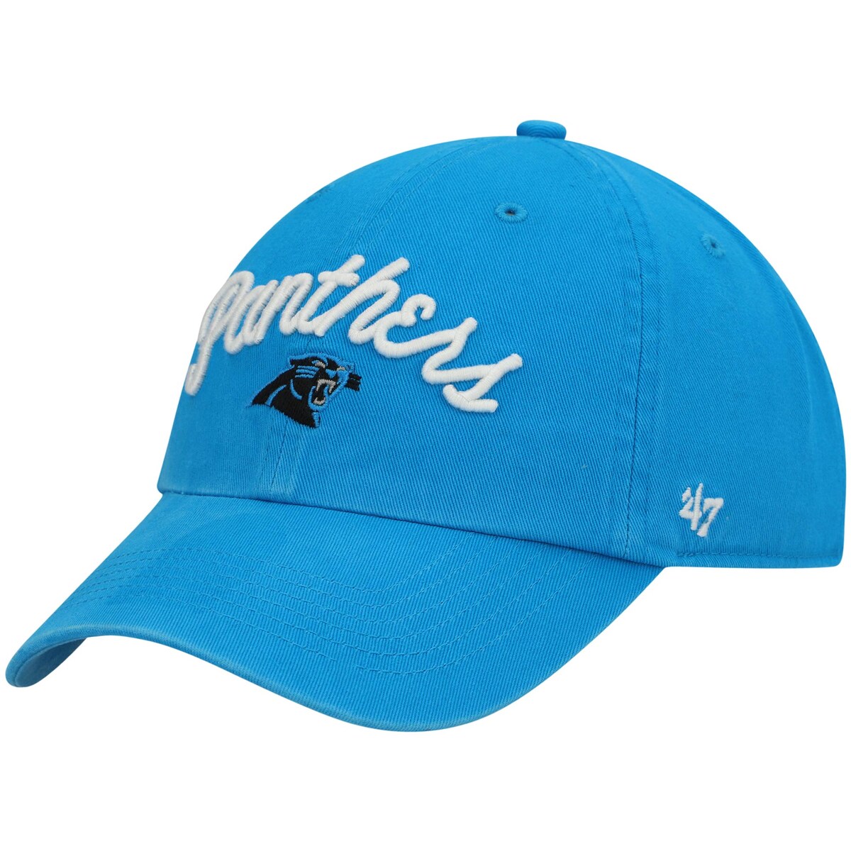 【公式グッズ】NFL パンサーズ アジャスタブルキャップ '47 メンズ ブルー (CPIVR Men's MELODY CLEANUP Adjustable Hat)