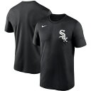 エントリーでポイント7倍【公式グッズ】MLB ホワイトソックス Tシャツ Nike/ナイキ メンズ ブラック (Men's Nike Wordmark Legend T-Shirt)