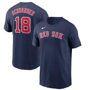 MLB レッドソックス カイル・シュワーバー Tシャツ Nike ナイキ メンズ ネイビー (Men's MLB Nike Name & Number T-Shirt)