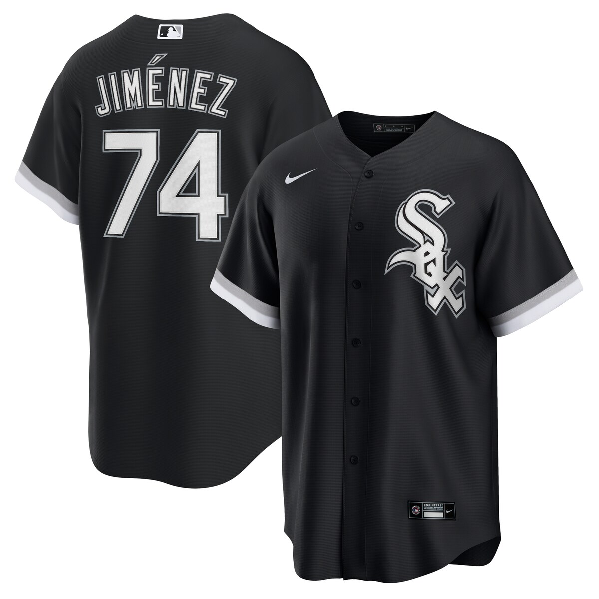 MLB ホワイトソックス エロイ・ヒメネス レプリカ ユニフォーム Nike ナイキ メンズ ブラック (Men's MLB Nike Official Replica Player Jersey)