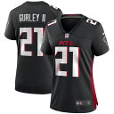 NFL ファルコンズ トッド・ガーレーII ユニフォーム Nike ナイキ レディース ブラック (Womens Nike Game NFL Jersey)