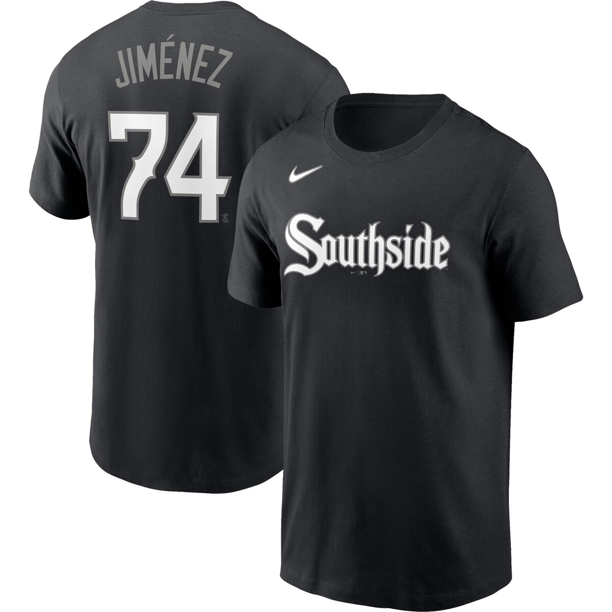 【公式グッズ】MLB ホワイトソックス エロイ・ヒメネス Tシャツ Nike ナイキ メンズ ブラック (Men's Nike City Connect Name & Number T-Shirt)