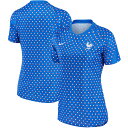 【公式グッズ】NATIONAL TEAM フランス女子代表 プレマッチトップ Nike/ナイキ レディース ブルー (NI4 SU22 Women's Pre-...