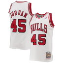 As a die-hard Chicago Bulls fan, you love to show your appreciation for the storied career of Michael Jordan every chance you get. Now you can pay tribute to your all-time favorite Chicago Bulls star with this 1994-95 Hardwood Classics Authentic jersey from Mitchell & Ness! Its throwback design is constructed to identical standards as the uniform Michael Jordan wore during his unforgettable seasons with the franchise. This jersey's remarkably detailed graphics and high-quality stitching will help bring back all those cherished memories of watching Michael Jordan lead the Chicago Bulls to glory.Brand: Mitchell & NessOfficially licensedRib-knit trim with woven graphicsImportedMachine wash, line drySide slitsEmbroidered graphicsMesh bodyWoven jock tag above hemNBA Logoman embroidered on frontFelt tag above hemMaterial: 100% Polyester