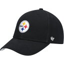 【公式グッズ】NFL スティーラーズ アジャスタブルキャップ '47/フォーティーセブン トドラー・幼児サイズ ブラック (NFL Toddler Basic MVP Adjustable)|詳細画像