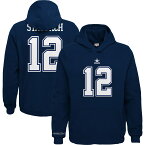 NFL カウボーイズ ロジャー・ストーバック プルオーバー パーカー Mitchell & Ness（ミッチェル＆ネス） キッズ ネイビー (Retired Youth 8-20 Player N&N Fleece Hood Expired Style)