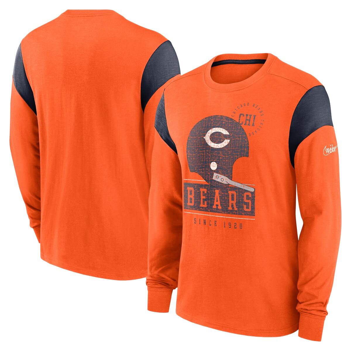 エントリーでポイント 5倍【公式グッズ】NFL ベアーズ 長袖 Tシャツ Nike ナイキ メンズ 