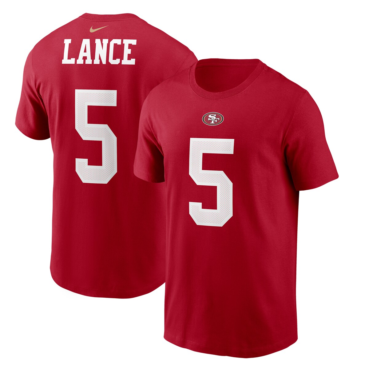 【公式グッズ】NFL 49ers トレイ・ランス Tシャツ Nike ナイキ メンズ スカーレット (Men's Nike Player N&N SST - EXPIRED)
