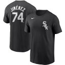 MLB ホワイトソックス エロイ ヒメネス Tシャツ Nike ナイキ メンズ ブラック (Men 039 s MLB Nike Name Number T-Shirt)