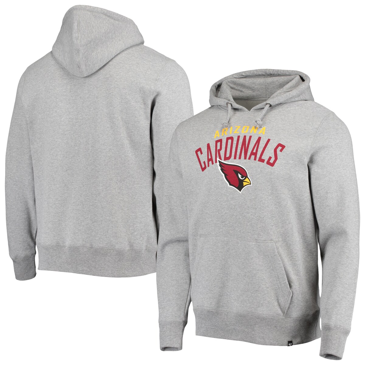 【公式グッズ】NFL カーディナルス プルオーバー パーカー '47/フォーティーセブン メンズ ヘザーグレイ (Mens Outrush Headline PO Hood)(4)