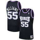 NBA キングス ジェイソン・ウイリアムス ユニフォーム Mitchell & Ness（ミッチェル＆ネス） メンズ ブラック (MNC NBA HWC Mens Swingman Jersey)