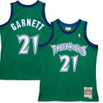 NBA ティンバーウルブズ ケビン・ガーネット ユニフォーム Mitchell & Ness（ミッチェル＆ネス） メンズ グリーン (MNC RELOAD SWINGMAN JERSEY 2.0)