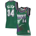 【公式グッズ】NBA バックス レイ・アレン ユニフォーム Mitchell & Ness(ミッチェル&ネス) レディース グリーン (Womens MNC S...