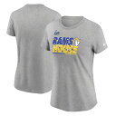 【公式グッズ】NFL ラムズ Tシャツ Nike ナイキ レディース ヘザーグレイ (22 Women's SB Champs Confetti Crewneck SST)(4)