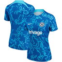 【公式グッズ】プレミアリーグ チェルシー プレマッチトップ Nike/ナイキ レディース ブルー (NI4 SU22 Women's Pre-Match Top...