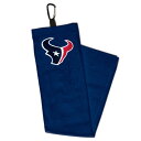 NFL テキサンズ タオル ウィンクラフト (Embroidered Golf Towel w/ Caribiner)