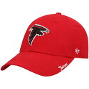 【公式グッズ】NFL ファルコンズ アジャスタブルキャップ '47 レディース レッド (NFL Womens Miata Clean Up Secondary...