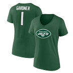 NFL ジェッツ アフマド・ソース・ガードナー Tシャツ Fanatics（ファナティクス） レディース グリーン (Women's Player Icon N&N SST - EXPIRED)