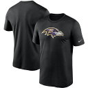 【公式グッズ】NFL レイブンズ Tシャツ Nike/ナイキ メンズ ブラック (Mens Fan Gear Logo Essential Legend SST)
