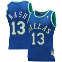 【公式グッズ】NBA マーベリックス スティーブ・ナッシュ ユニフォーム Mitchell & Ness(ミッチェル&ネス) レディース ブルー (MNC NB...