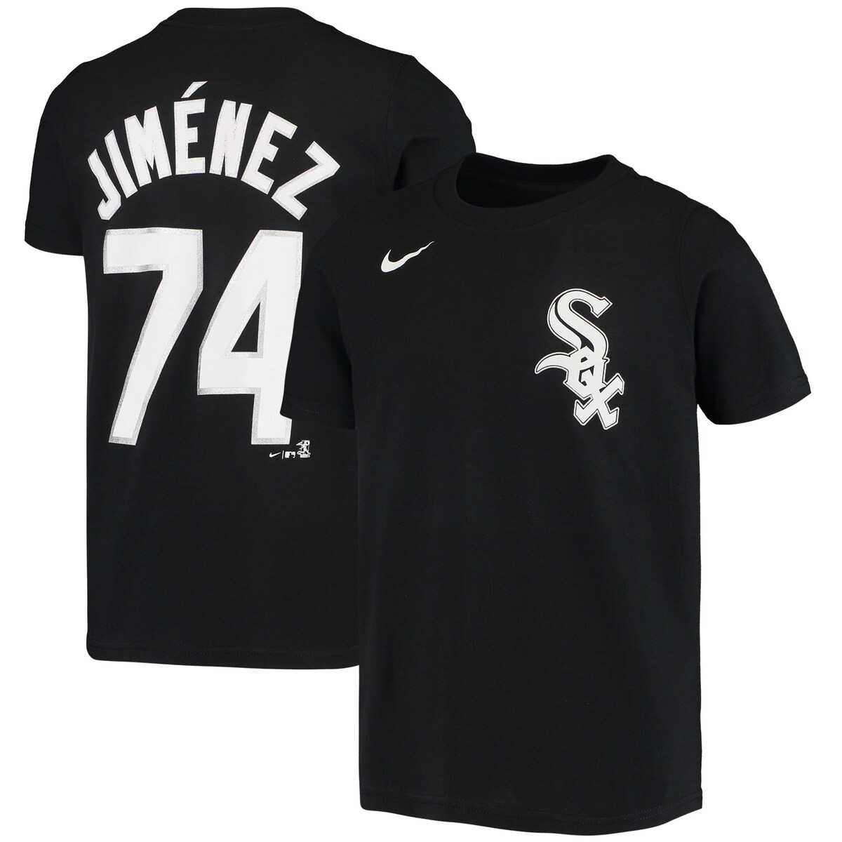 MLB ホワイトソックス エロイ・ヒメネス Tシャツ Nike ナイキ キッズ ブラック (Nike Youth MLB Player Name & Number Tee)