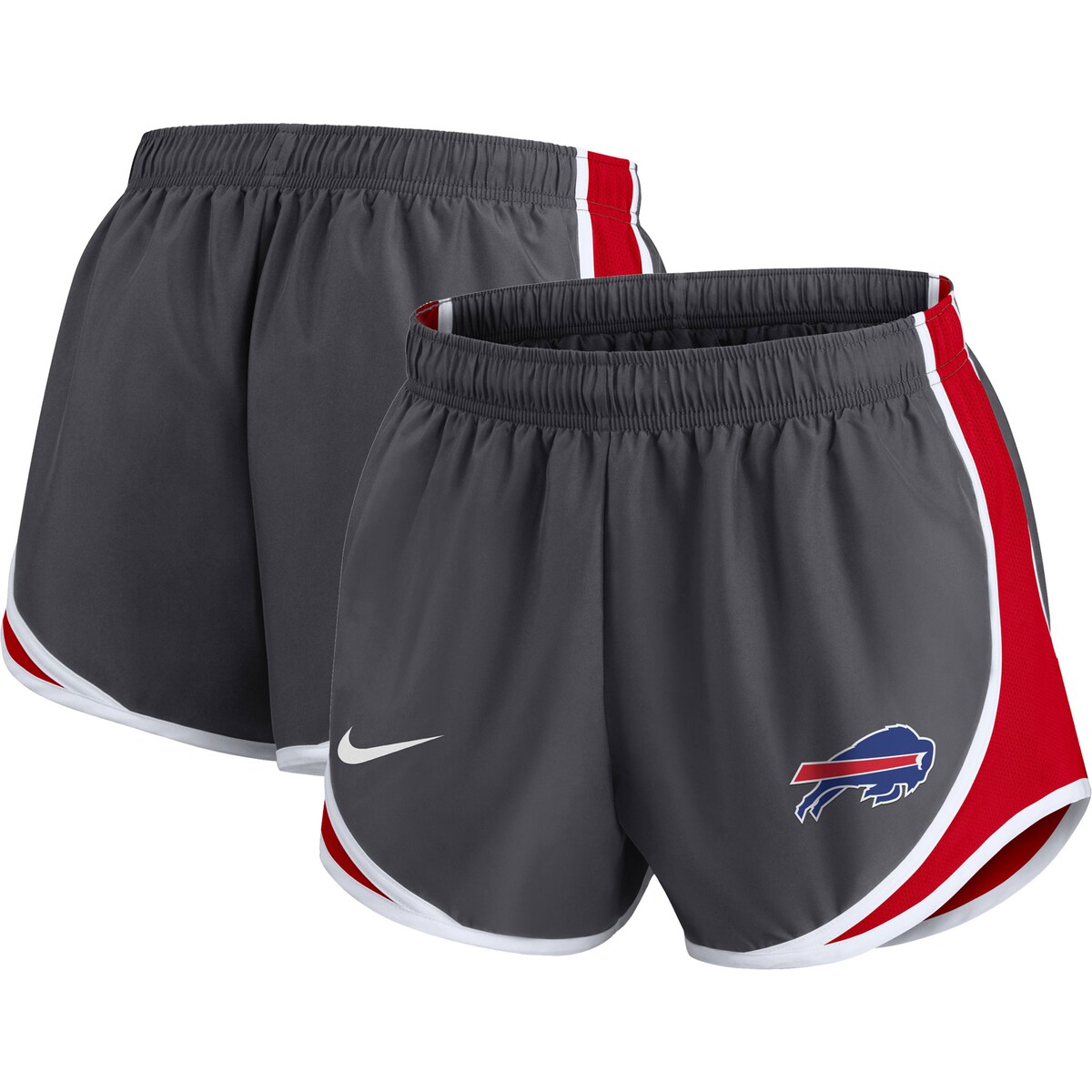 【公式グッズ】NFL ビルズ カジュアル ショーツ Nike ナイキ レディース チャコール (22 Women's Plus Nike Logo Tempo Short)