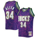 NBA バックス レイ・アレン ユニフォーム Mitchell & Ness ミッチェル&ネス メンズ パープル (Mens MNC HWC Lunar New...