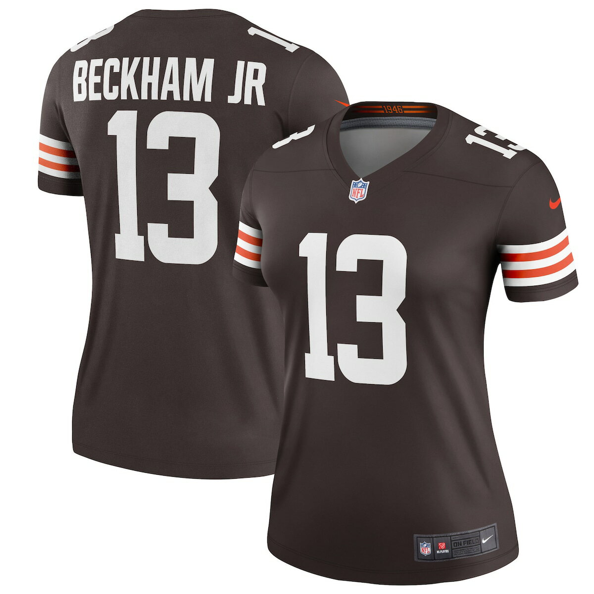 NFL ブラウンズ オデル・ベッカムJr. ユニフォーム Nike ナイキ レディース ブラウン (Womens Nike Legend NFL Jersey)