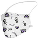 Cover up while you represent your favorite team in this Colorado Rockies All Over Logo Face Covering from Fanatics Branded!Brand: Fanatics BrandedReturns: Face covering(s) can be returned if and only if they are unopened, unworn, and sealed in original packaging with original tags and labels. Your return will be inspected upon arrival before your refund is processed. We reserve the right to refuse a refund if there is any evidence of use or tamper to the packaging.Officially licensedMaterial: 100% PolyesterThis product is not a medical device. It is not intended to be personal protective equipment and should not be used by healthcare professionals or used in a healthcare/clinical environment or setting. The product is not intended to prevent or protect from any form of illness or disease (or otherwise).ImportedThis item is non-returnableElastic closuresWARNING: CHOKING HAZARD-Not intended for children. Children can choke or suffocate