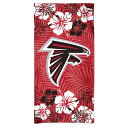 NFL ファルコンズ バスタオル ウィンクラフト (30x60 Spectra Beach Towel-Floral)