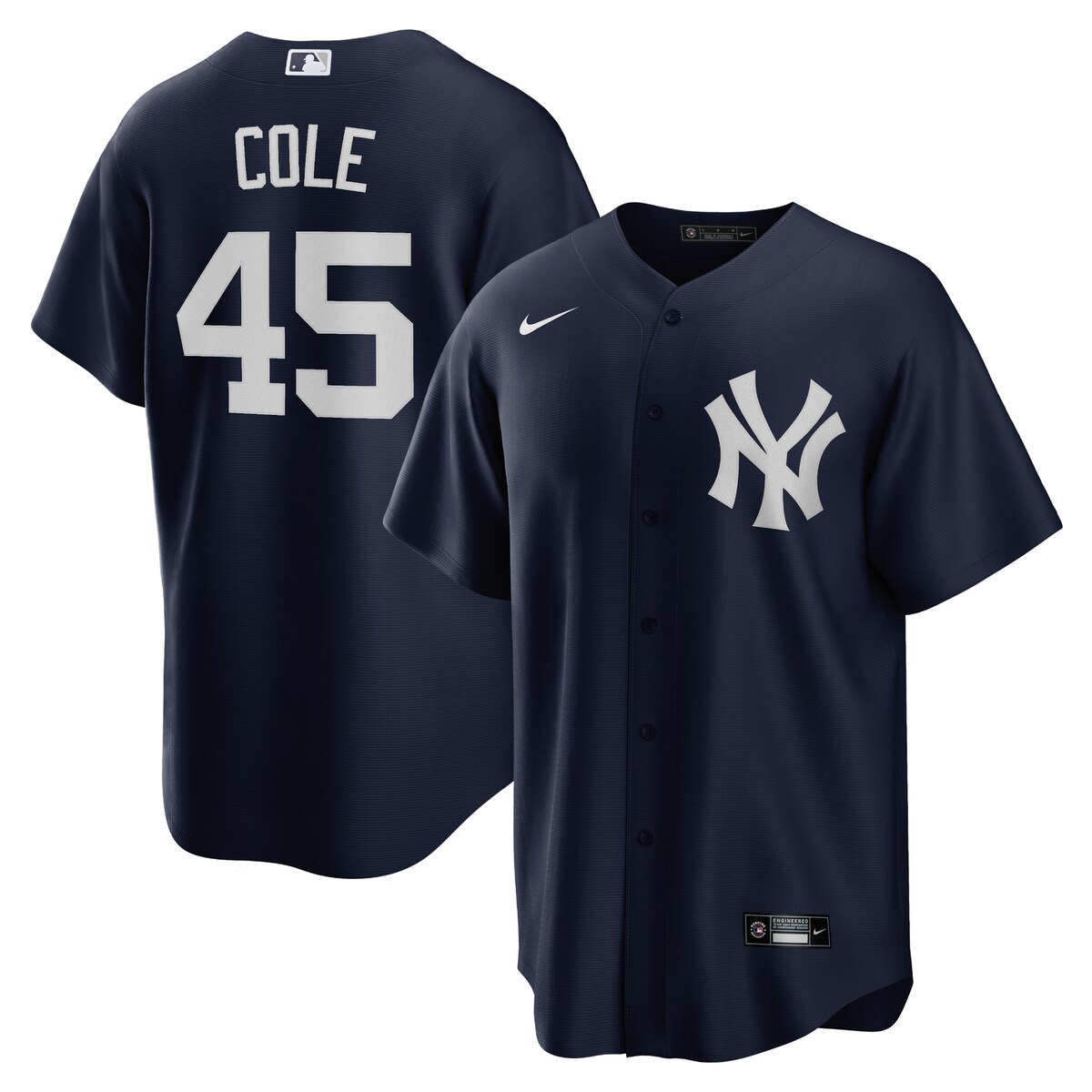 【公式グッズ】MLB ヤンキース ゲリット・コール レプリカ ユニフォーム Nike ナイキ メンズ ネイビー (Men's MLB Nike Official Replica Player Jersey)