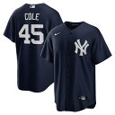 【公式グッズ】MLB ヤンキース ゲリット・コール レプリカ ユニフォーム Nike ナイキ メンズ ネイビー (Men's MLB Nike Official...