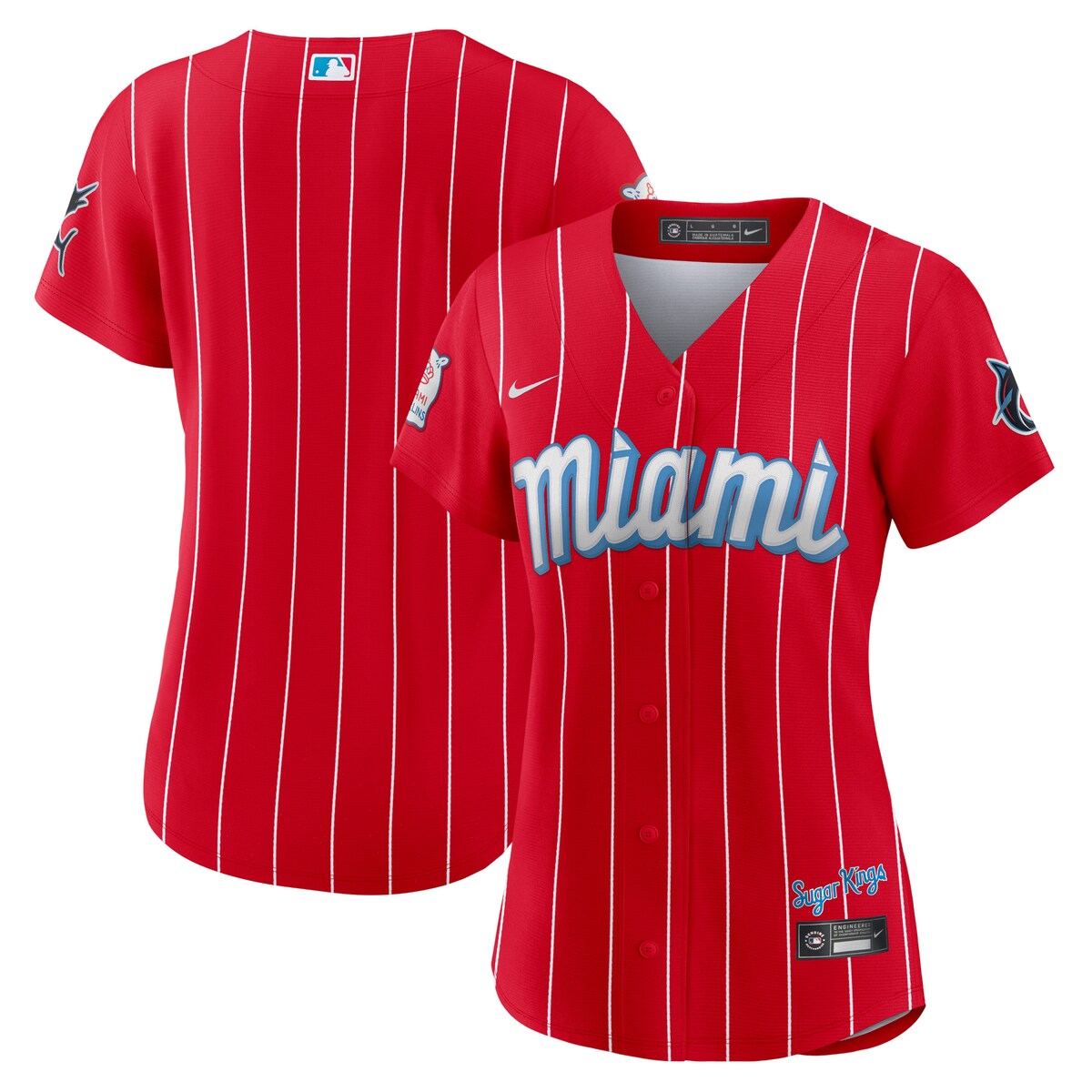 MLB マーリンズ レプリカ ユニフォーム Nike ナイキ レディース レッド (Women's Nike City Connect Replica Team Jersey)