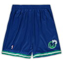 NBA マーベリックス カジュアル ショーツ Mitchell & Ness（ミッチェル＆ネス） メンズ ロイヤル (Mens PRF Hardwood Classics B&T Swingman Shorts) 2