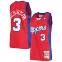 【公式グッズ】NBA クリッパーズ クエンティン・リチャードソン ユニフォーム Mitchell & Ness(ミッチェル&ネス) メンズ レッド (MNC N...