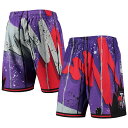 NBA ラプターズ ショーツ Mitchell & Ness(ミッチェル&ネス) メンズ パープル (Mens MNC HWC Hyper Hoops Swin...
