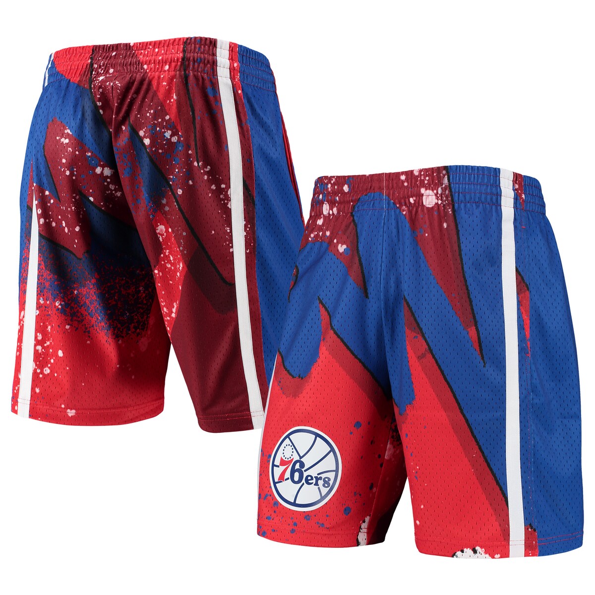 NBA 76ers V[c Mitchell & Nessi~b`FlXj Y bh (Mens MNC HWC Hyper Hoops Swingman Short)