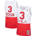 【公式グッズ】NBA 76ers アレン・アイバーソン オーセンティック ユニフォーム Mitchell & Ness(ミッチェル&ネス) メンズ ホワイト (...