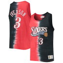 NBA 76ers アレン・アイバーソン タンクトップ Mitchell & Ness（ミッチェル＆ネス） メンズ レッド (MNC NBA MEN'S TIE DYE COTTON N&N TANK)