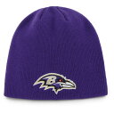 Keep your head warm and demonstrate your Baltimore Ravens spirit with this Secondary Logo knit beanie from '47. This coz...