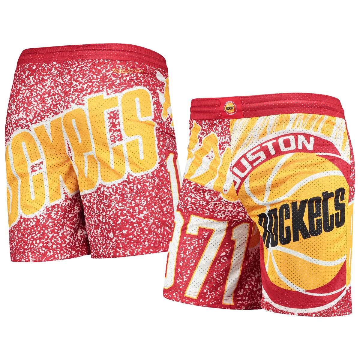 NBA Pbc JWA V[c Mitchell & Nessi~b`FlXj LbY bh (Youth MNC HWC Jumbotron Sublimated Shorts)