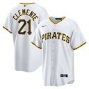【公式グッズ】MLB パイレーツ ロベルト・クレメンテ レプリカ ユニフォーム Nike ナイキ メンズ ホワイト (Men's MLB Nike Offici...